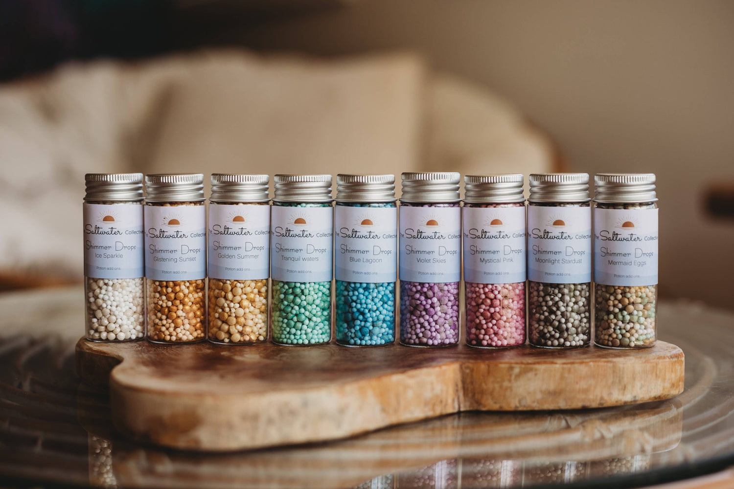 THE SALTWATER COLLECTIVE | GLISTENING SUNSET - SHIMMER DROPS POTION ADD - ON 40G by THE SALTWATER COLLECTIVE - The Playful Collective