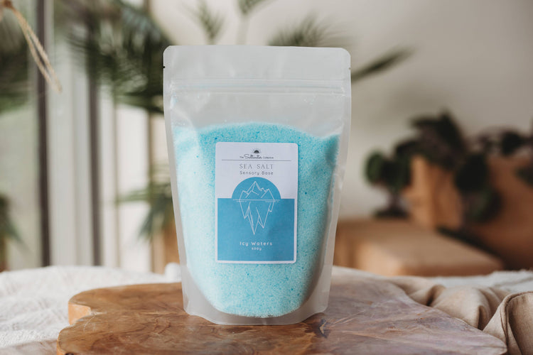 THE SALTWATER COLLECTIVE | ICY WATERS - SENSORY SALT - POTION PLAY INGREDIENT by THE SALTWATER COLLECTIVE - The Playful Collective