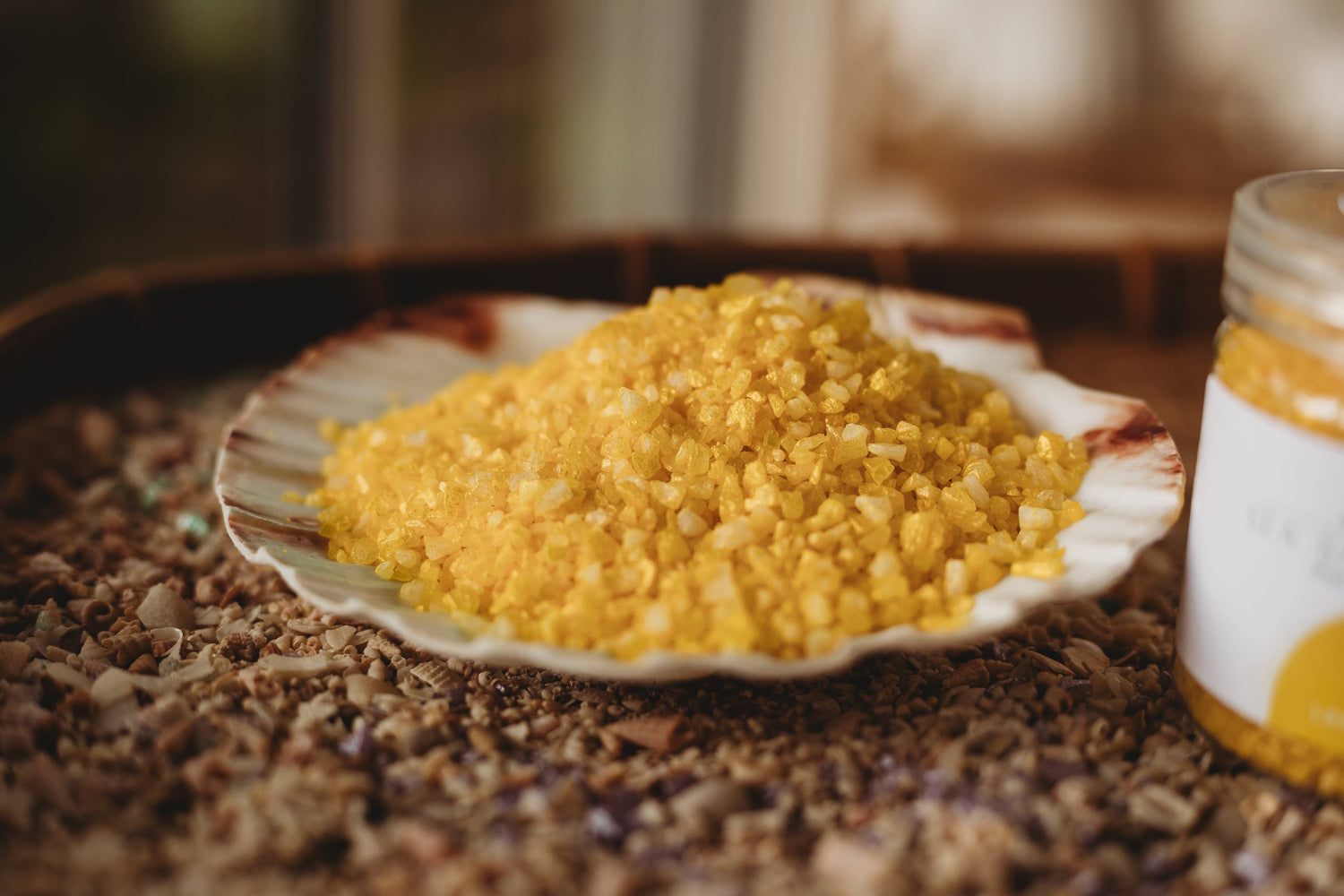 THE SALTWATER COLLECTIVE | LEMON SQUASH - SEA SALT SHIMMERS SMALL - POTION PLAY INGREDIENT by THE SALTWATER COLLECTIVE - The Playful Collective