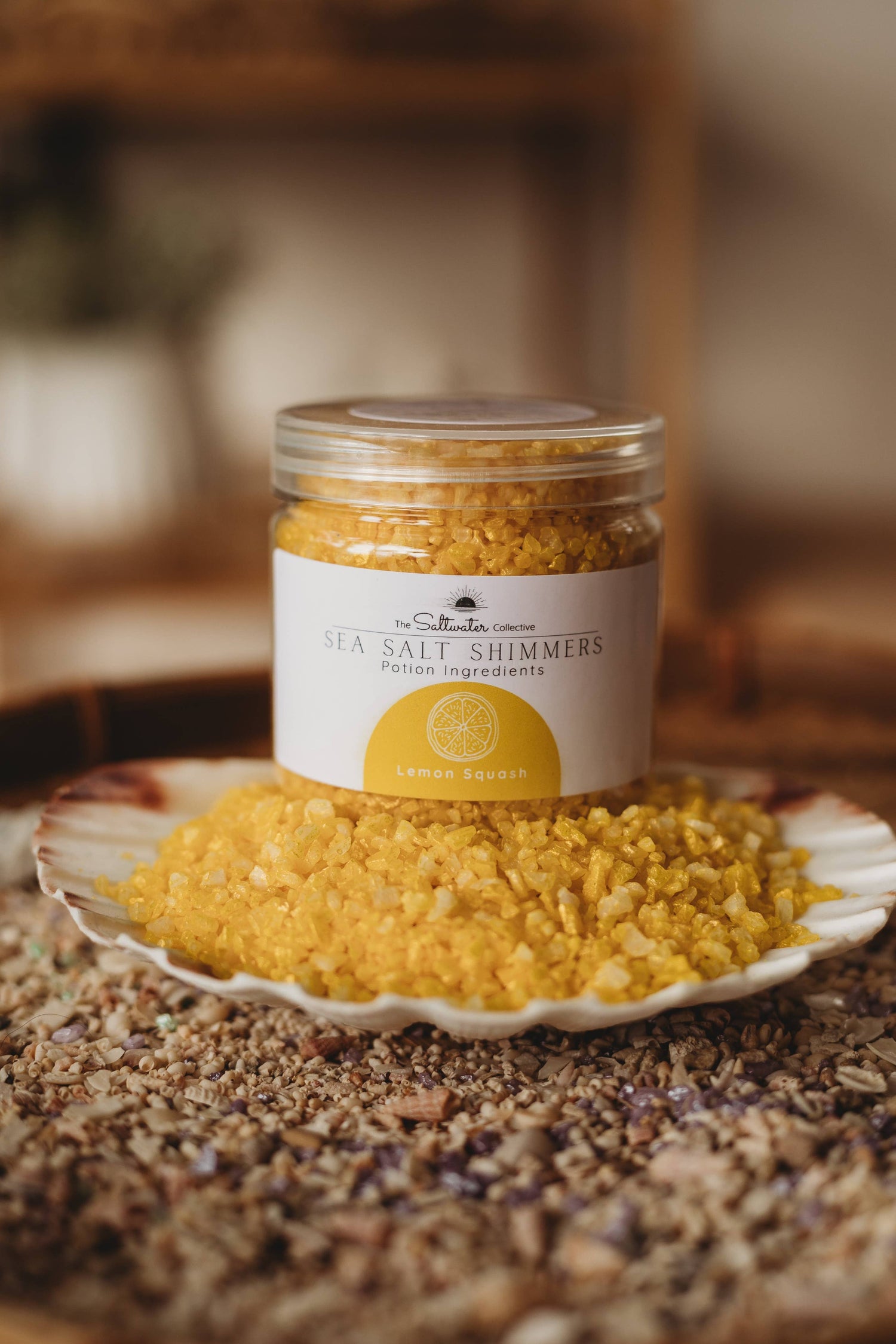 THE SALTWATER COLLECTIVE | LEMON SQUASH - SEA SALT SHIMMERS SMALL - POTION PLAY INGREDIENT by THE SALTWATER COLLECTIVE - The Playful Collective