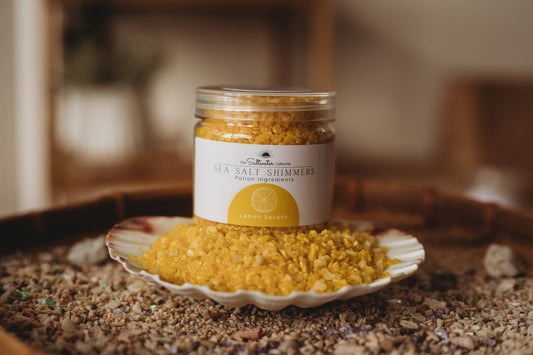 THE SALTWATER COLLECTIVE | LEMON SQUASH - SEA SALT SHIMMERS SMALL - POTION PLAY INGREDIENT by THE SALTWATER COLLECTIVE - The Playful Collective