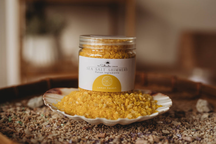 THE SALTWATER COLLECTIVE | LEMON SQUASH - SEA SALT SHIMMERS SMALL - POTION PLAY INGREDIENT by THE SALTWATER COLLECTIVE - The Playful Collective