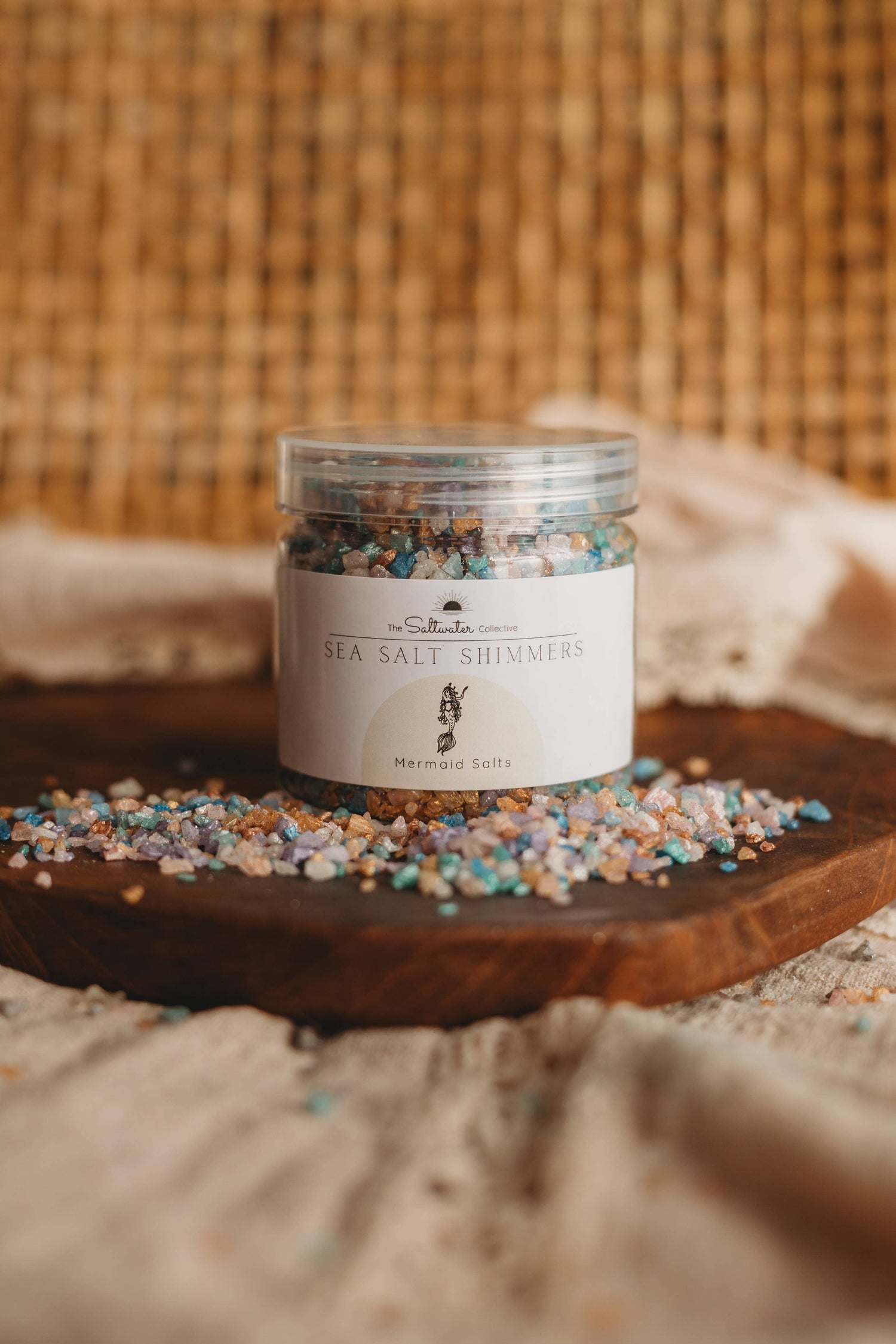 THE SALTWATER COLLECTIVE | MERMAID SALTS - SEA SALT SHIMMERS SMALL - POTION PLAY INGREDIENT by THE SALTWATER COLLECTIVE - The Playful Collective