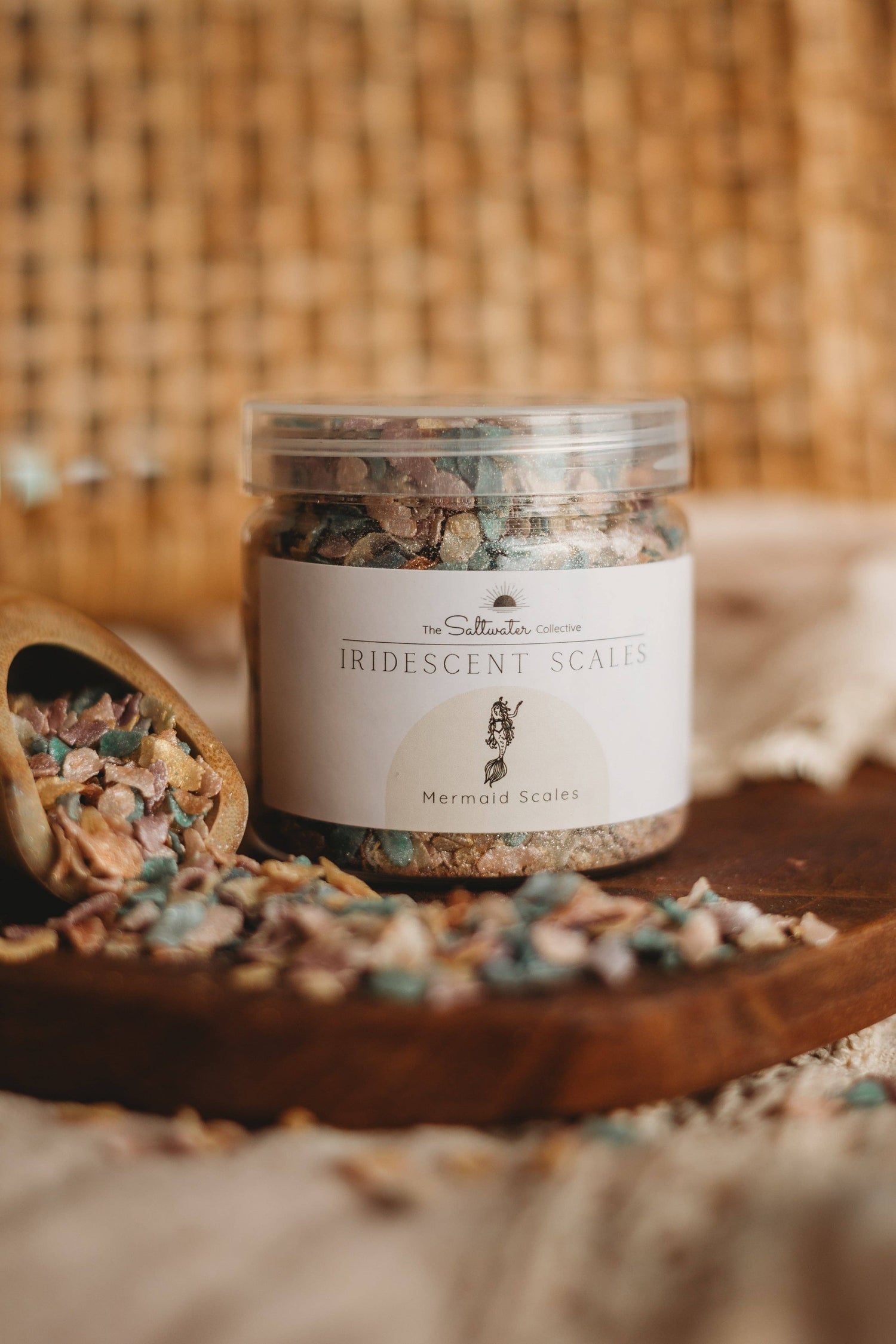 THE SALTWATER COLLECTIVE | MERMAID SCALES - IRIDESCENT SCALES SMALL - POTION PLAY INGREDIENT by THE SALTWATER COLLECTIVE - The Playful Collective