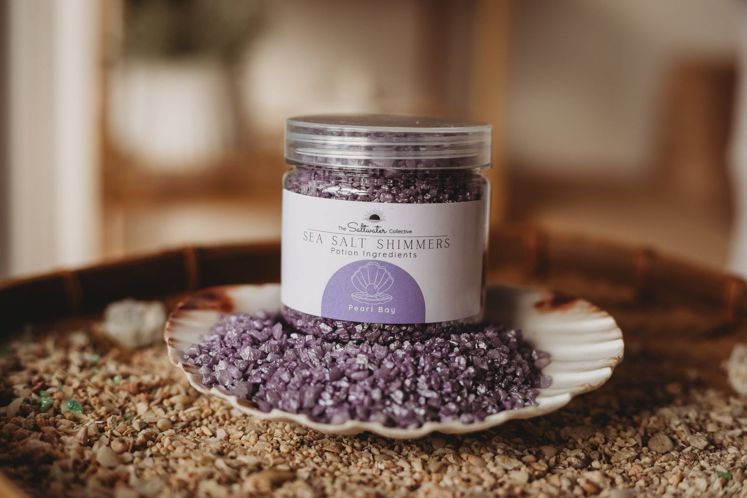 THE SALTWATER COLLECTIVE | PEARL BAY - SEA SALT SHIMMERS SMALL - POTION PLAY INGREDIENT by THE SALTWATER COLLECTIVE - The Playful Collective