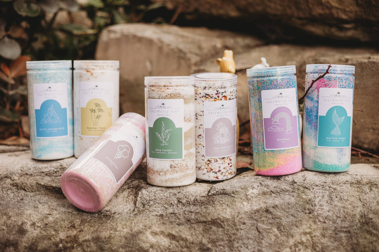 THE SALTWATER COLLECTIVE | RAINBOW - JUMBO SALTWATER FIZZ POTION BUBBLES - POTION PLAY INGREDIENT by THE SALTWATER COLLECTIVE - The Playful Collective