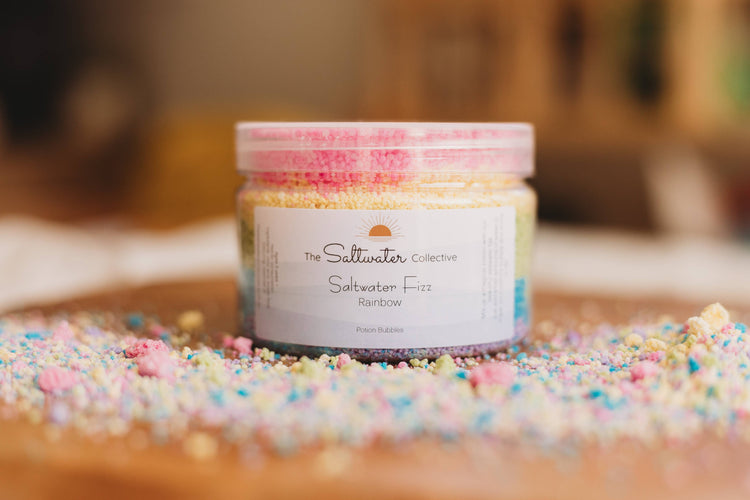 THE SALTWATER COLLECTIVE | RAINBOW - MEDIUM SALTWATER FIZZ POTION BUBBLES - POTION PLAY INGREDIENT by THE SALTWATER COLLECTIVE - The Playful Collective