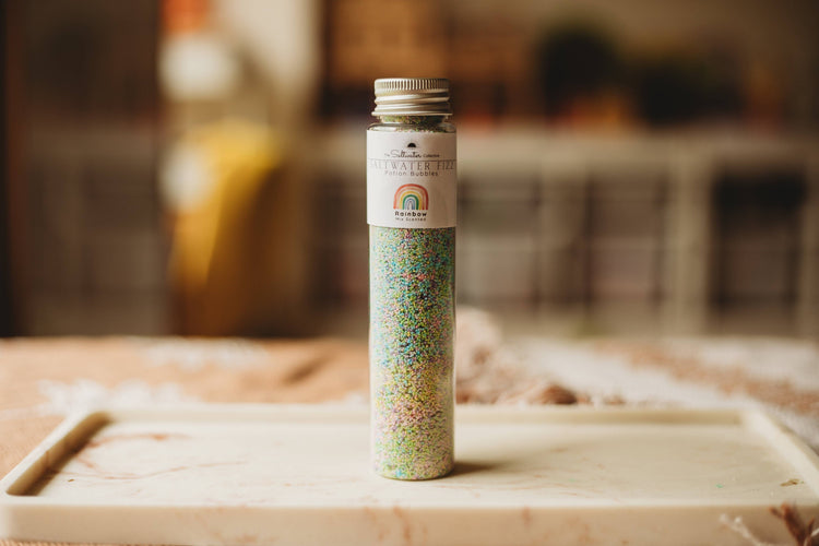 THE SALTWATER COLLECTIVE | RAINBOW - TEST TUBE SALTWATER FIZZ POTION BUBBLES - POTION PLAY INGREDIENT by THE SALTWATER COLLECTIVE - The Playful Collective