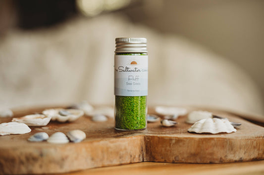 THE SALTWATER COLLECTIVE | SEA GRASS FLUFF - GREEN INSTANT SNOW by THE SALTWATER COLLECTIVE - The Playful Collective