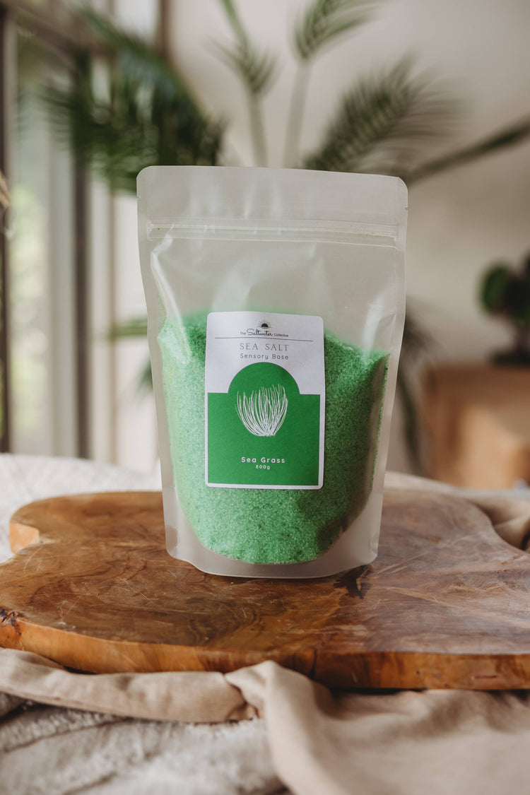 THE SALTWATER COLLECTIVE | SEA GRASS - SENSORY SALT - POTION PLAY INGREDIENT by THE SALTWATER COLLECTIVE - The Playful Collective