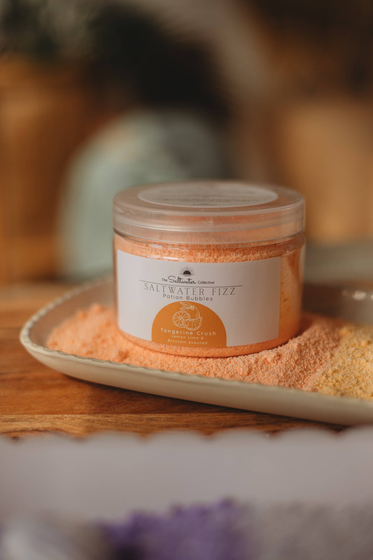 THE SALTWATER COLLECTIVE | TANGERINE CRUSH - MEDIUM SALTWATER FIZZ POTION BUBBLES - POTION PLAY INGREDIENT by THE SALTWATER COLLECTIVE - The Playful Collective