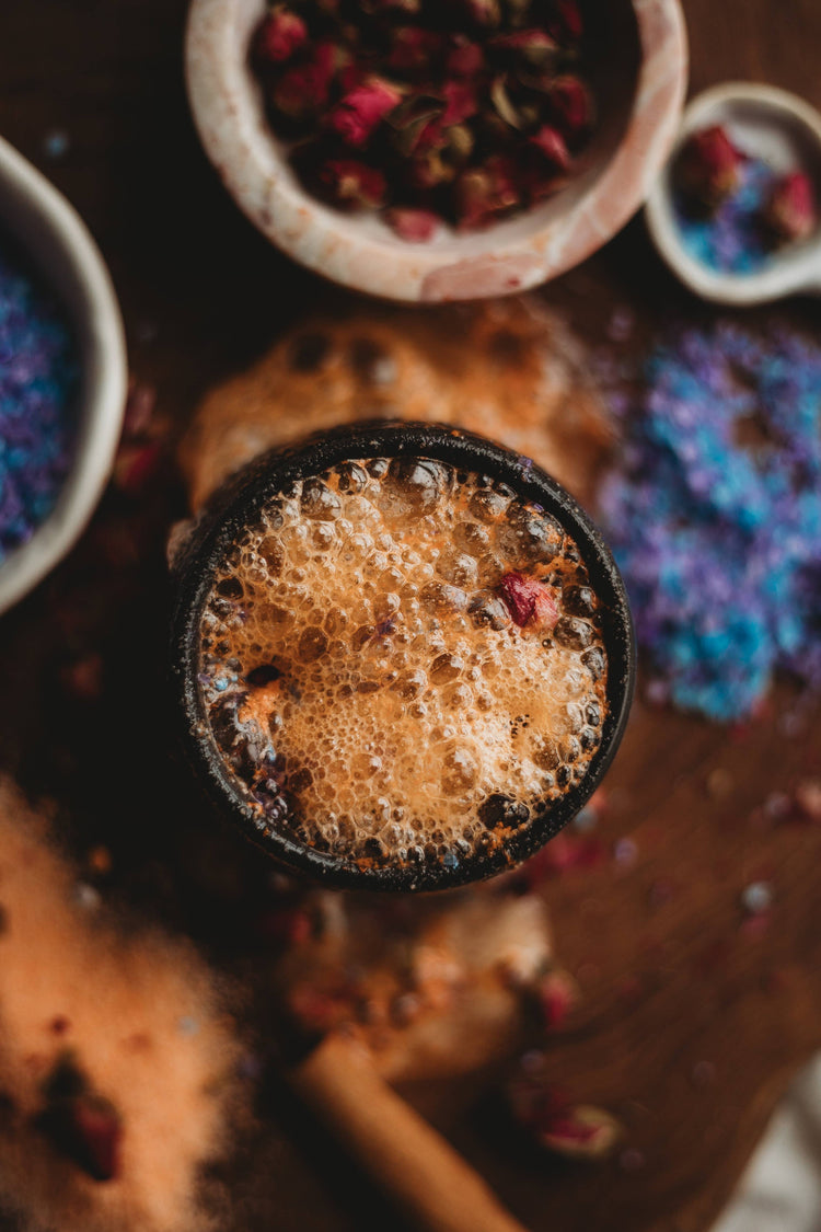 THE SALTWATER COLLECTIVE | TANGERINE CRUSH - MEDIUM SALTWATER FIZZ POTION BUBBLES - POTION PLAY INGREDIENT by THE SALTWATER COLLECTIVE - The Playful Collective