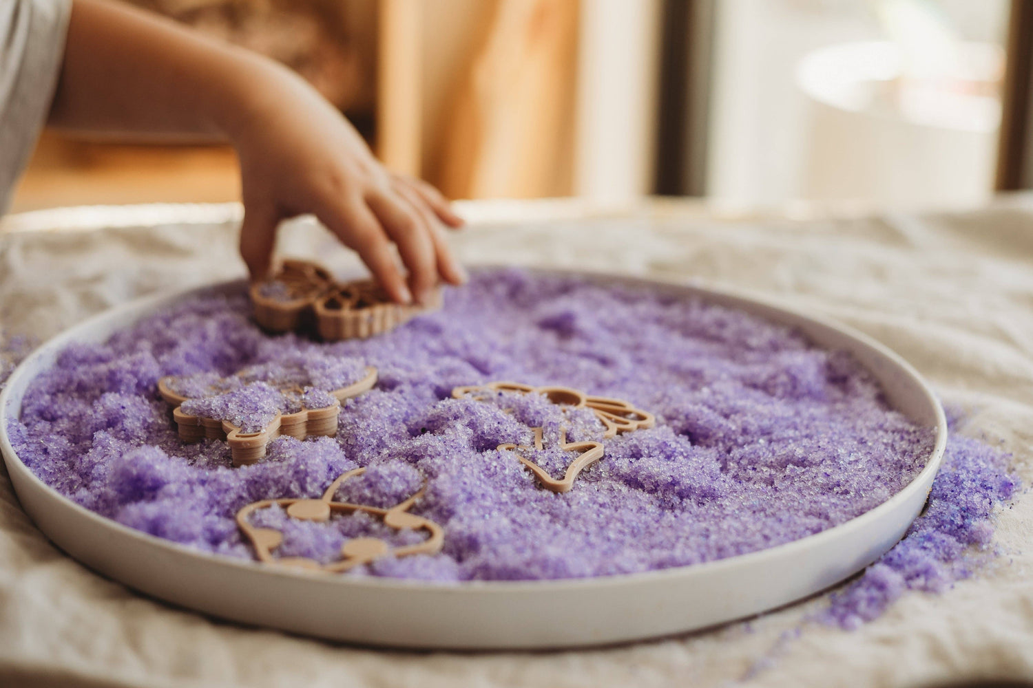 THE SALTWATER COLLECTIVE | URCHIN FLUFF - PURPLE INSTANT SNOW by THE SALTWATER COLLECTIVE - The Playful Collective