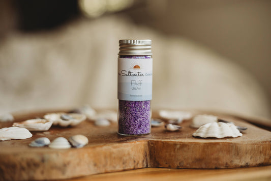 THE SALTWATER COLLECTIVE | URCHIN FLUFF - PURPLE INSTANT SNOW by THE SALTWATER COLLECTIVE - The Playful Collective