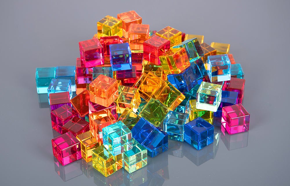 TICKIT | GEM CUBE MIRROR TRAY - 101 PIECES by TICKIT - The Playful Collective