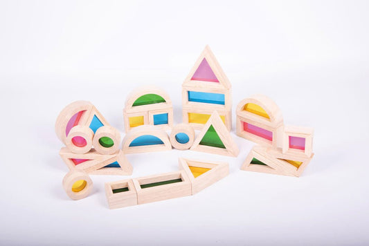 TICKIT | RAINBOW BLOCKS - SET OF 24 by TICKIT - The Playful Collective