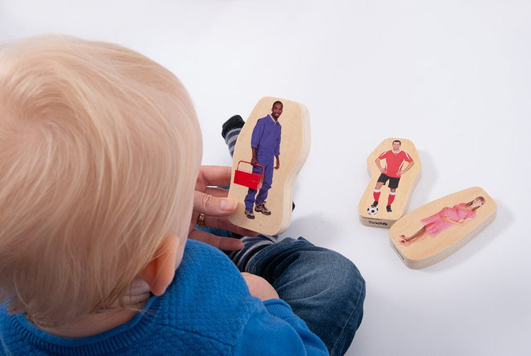 TICKIT | WOODEN COMMUNITY PEOPLE BLOCKS - 32 PIECES by TICKIT - The Playful Collective