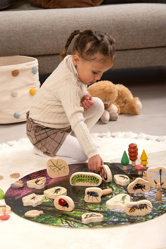 TICKIT | WOODEN MINIBEASTS 15PCS by TICKIT - The Playful Collective