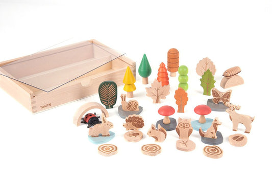 TICKIT | WOODLAND TRAIL FIGURINE SET IN BOX - 37 PIECES by TICKIT - The Playful Collective