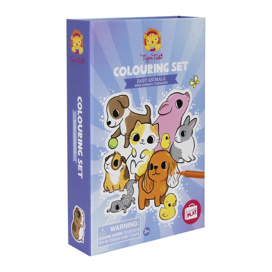 TIGER TRIBE | COLOURING SET - BABY ANIMALS by TIGER TRIBE - The Playful Collective