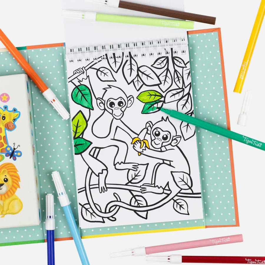 TIGER TRIBE | COLOURING SET - ZOO by TIGER TRIBE - The Playful Collective