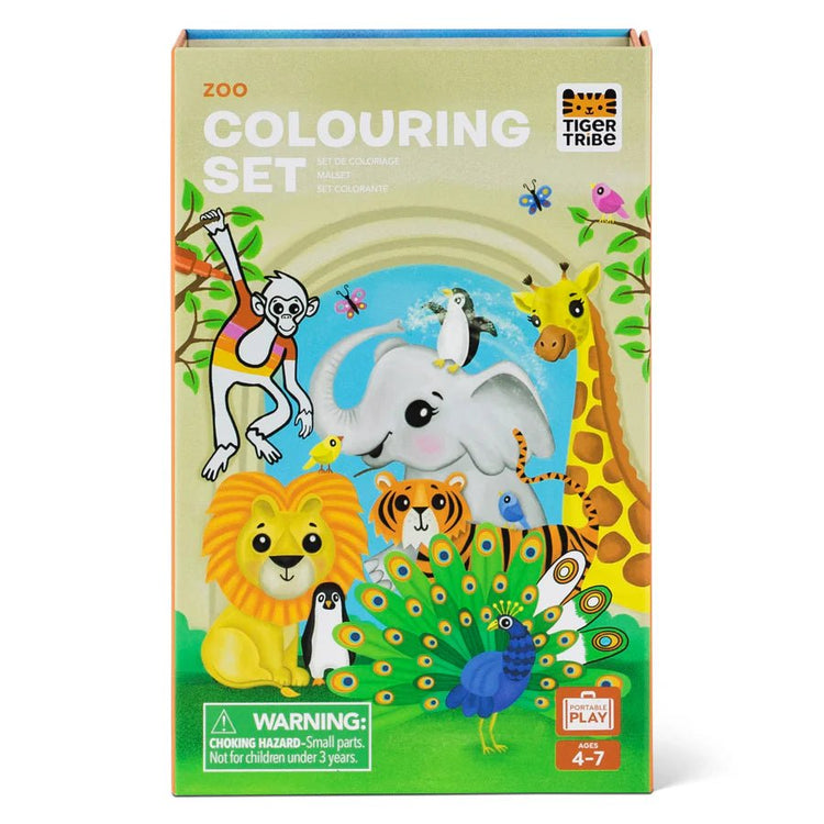 TIGER TRIBE | COLOURING SET - ZOO by TIGER TRIBE - The Playful Collective