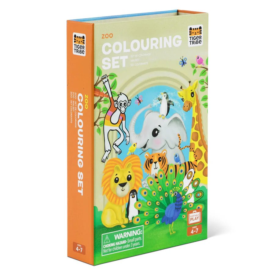 TIGER TRIBE | COLOURING SET - ZOO by TIGER TRIBE - The Playful Collective