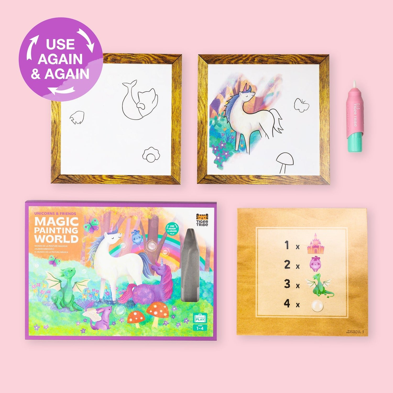 TIGER TRIBE | MAGIC PAINTING WORLD - UNICORN AND FRIENDS by TIGER TRIBE - The Playful Collective