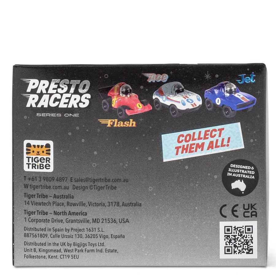 TIGER TRIBE | PRESTO RACERS - ACE (WHITE) by TIGER TRIBE - The Playful Collective