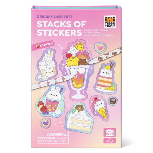 TIGER TRIBE | SCENTED STACKS OF STICKERS - DREAMY DESSERTS by TIGER TRIBE - The Playful Collective