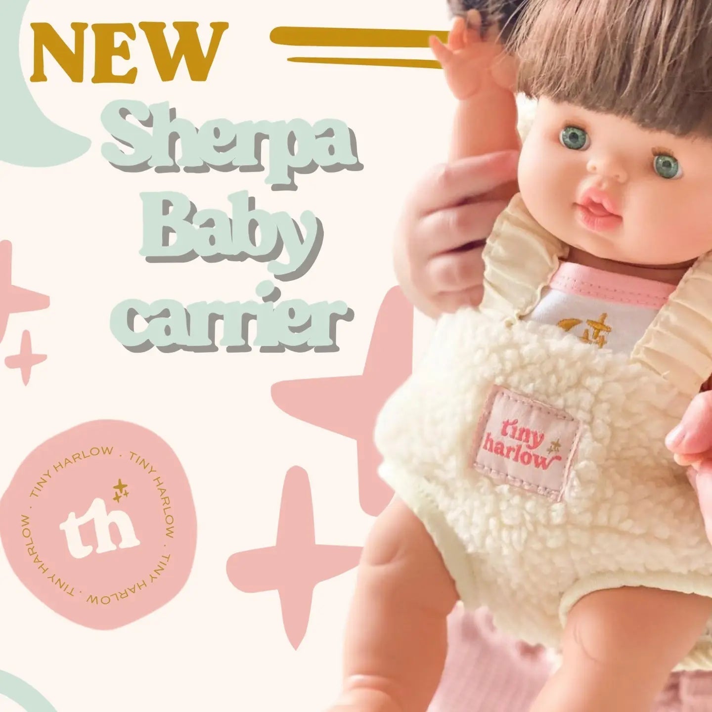 TINY HARLOW | BABY DOLL CARRIER - SHERPA by TINY HARLOW - The Playful Collective