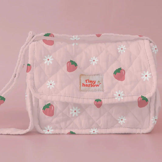 TINY HARLOW | CONVERTIBLE DOLL'S NAPPY BAG SET - STRAWBERRY PICNIC *PRE-ORDER* by TINY HARLOW - The Playful Collective