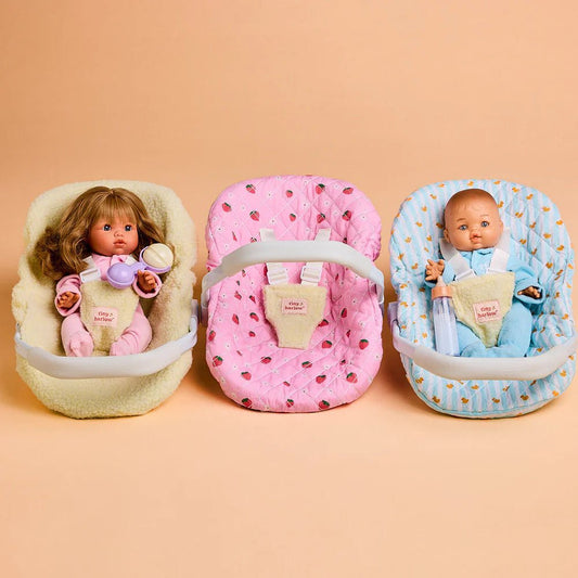 TINY HARLOW | DOLL CAR SEAT / CAPSULE - STRAWBERRY PICNIC by TINY HARLOW - The Playful Collective