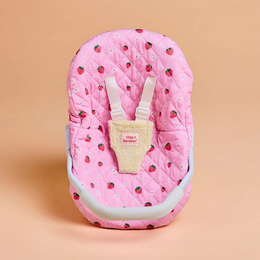 TINY HARLOW | DOLL CAR SEAT / CAPSULE - STRAWBERRY PICNIC by TINY HARLOW - The Playful Collective
