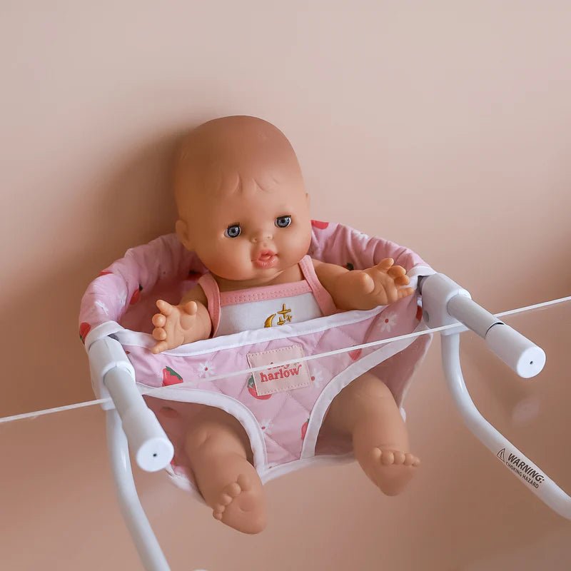 TINY HARLOW | PORTABLE FEEDING CHAIR - STRAWBERRY PICNIC by TINY HARLOW - The Playful Collective