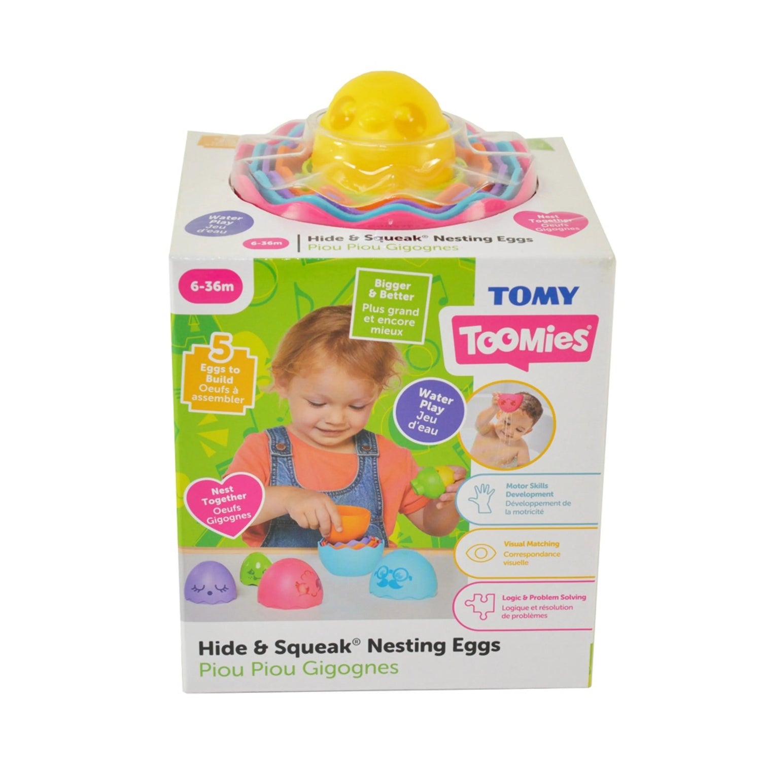 TOMY | HIDE & SQUEAK NESTING EGGS by TOMY - The Playful Collective