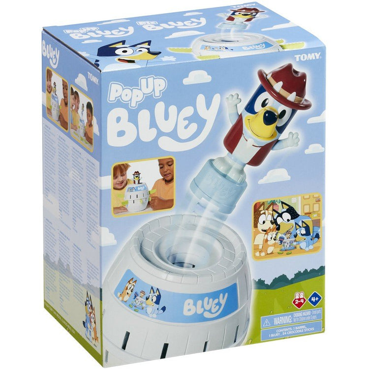 TOMY | POP UP BLUEY GAME by TOMY - The Playful Collective