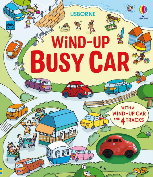 USBORNE BOOKS | WIND - UP BUSY CAR by USBORNE BOOKS - The Playful Collective