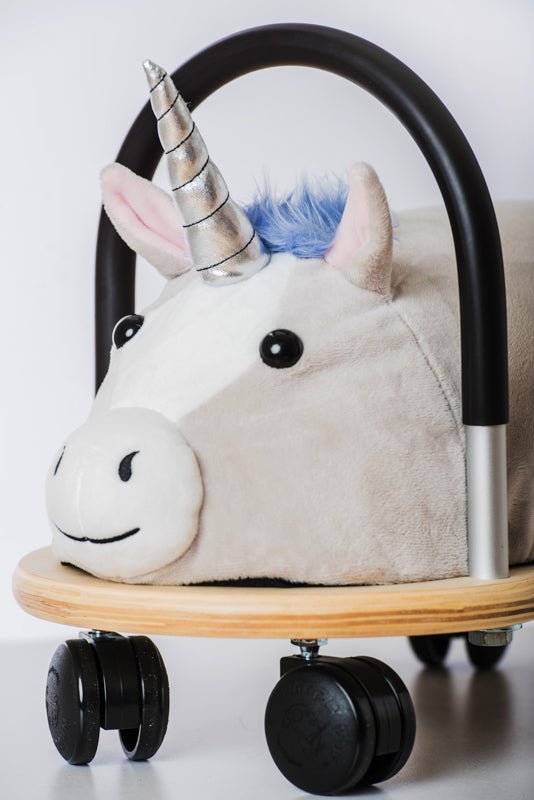 WHEELY BUG | SMALL PLUSH UNICORN COMBO RIDE-ON by WHEELY BUG - The Playful Collective