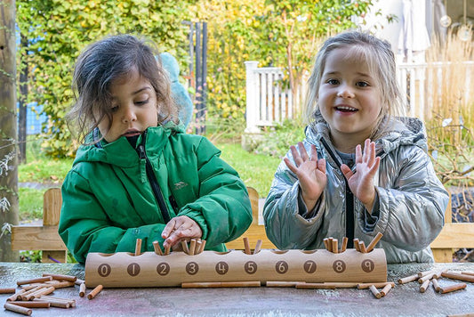 YELLOW DOOR | NATURAL COUNTING LOG by YELLOW DOOR - The Playful Collective