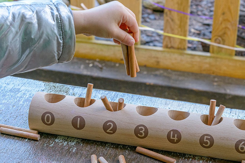 YELLOW DOOR | NATURAL COUNTING LOG by YELLOW DOOR - The Playful Collective