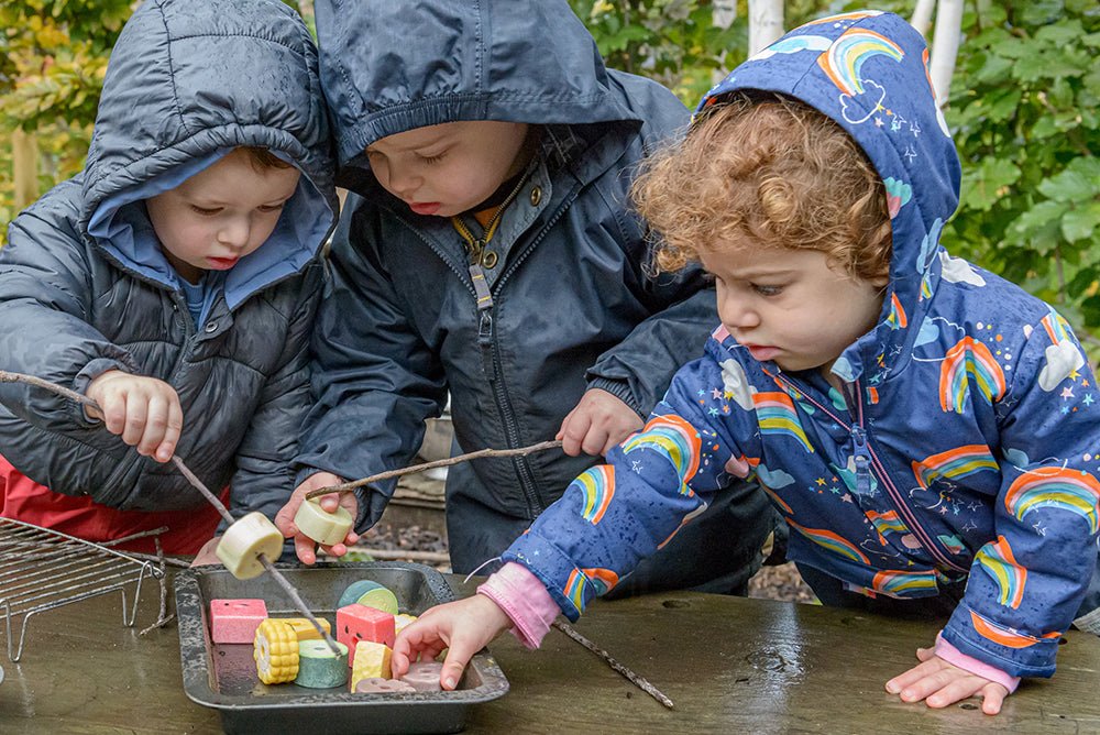 YELLOW DOOR | SENSORY PLAY STONES - THREADING KEBABS by YELLOW DOOR - The Playful Collective