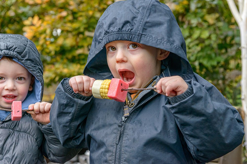 YELLOW DOOR | SENSORY PLAY STONES - THREADING KEBABS by YELLOW DOOR - The Playful Collective