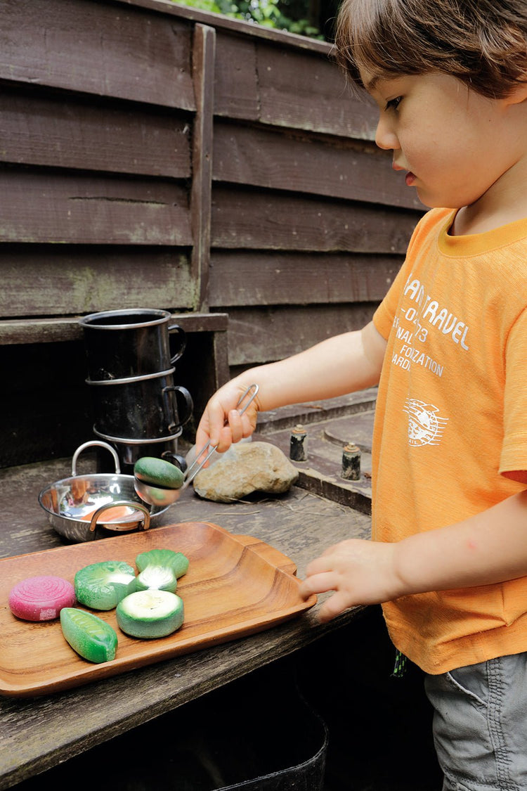 YELLOW DOOR | SENSORY PLAY STONES - VEGETABLES by YELLOW DOOR - The Playful Collective