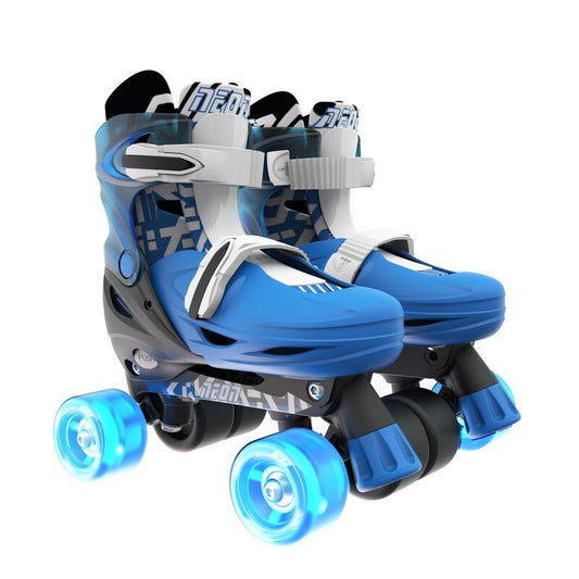 YVOLUTION | KIDS NEON COMBO SKATES (SIZE 3 - 6) - GOTEKI BLUE SKATES ONLY by YVOLUTION - The Playful Collective
