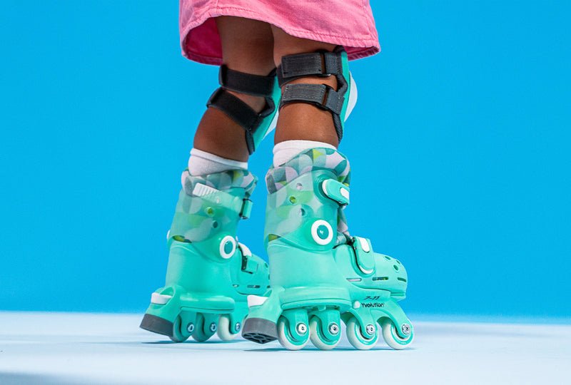 YVOLUTION | KIDS TWISTA LEARNER SKATES (SIZE 7 - 11) - GREEN SKATES ONLY by YVOLUTION - The Playful Collective
