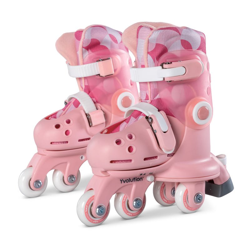 YVOLUTION | KIDS TWISTA LEARNER SKATES (SIZE 7 - 11) - PINK *PRE - ORDER* SKATES ONLY by YVOLUTION - The Playful Collective