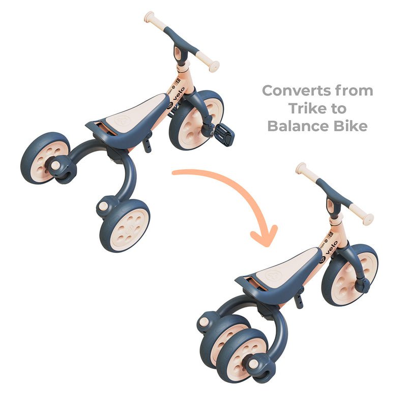 YVOLUTION | Y VELO TRIKE - PEACH *PRE - ORDER* TRIKE ONLY by YVOLUTION - The Playful Collective