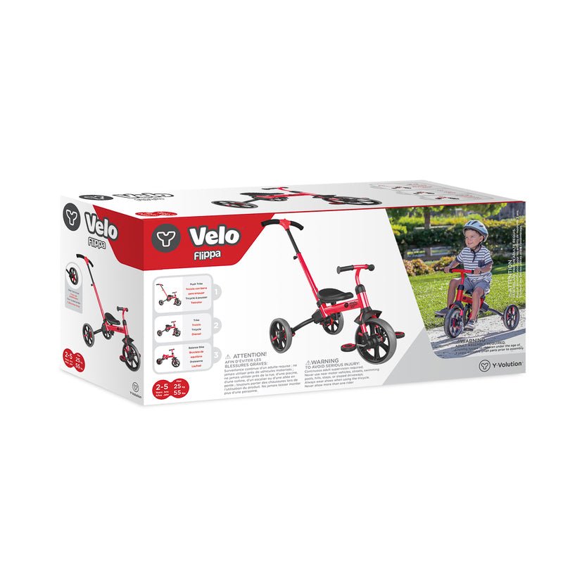 YVOLUTION | YVELO FLIPPA TRIKE - RED *PRE - ORDER* TRIKE ONLY by YVOLUTION - The Playful Collective