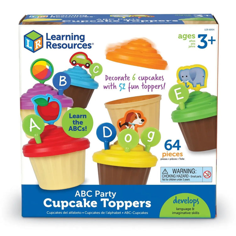 ABC PARTY CUPCAKE TOPPERS™ by LEARNING RESOURCES - The Playful Collective